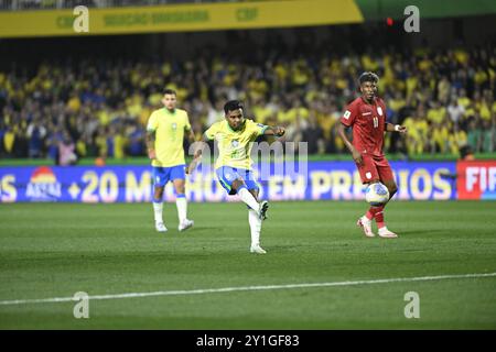 Curitiba-Parana, 6. September 2024, Brasilien und Ecuador WM-Qualifikation im Couto Pereira Stadion Stockfoto