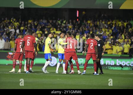 Curitiba-Parana, 6. September 2024, Brasilien und Ecuador WM-Qualifikation im Couto Pereira Stadion Stockfoto