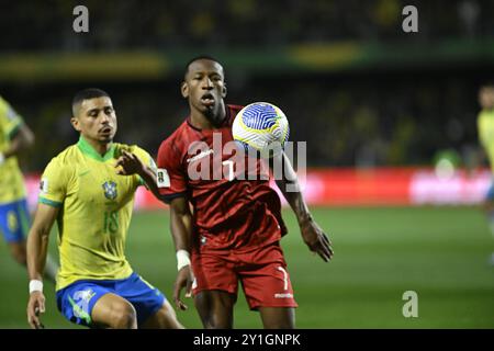 Curitiba-Parana, 6. September 2024, Brasilien und Ecuador WM-Qualifikation im Couto Pereira Stadion Stockfoto