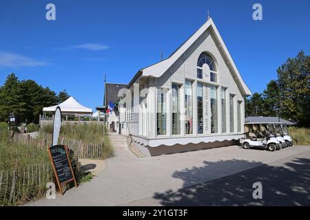 Golf Belle Dune, Promenade du Marquenterre, Fort Mahon Plage, Côte Picarde, Somme, Hauts de France, La Manche, Frankreich, Europa Stockfoto