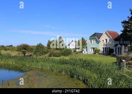 Golf Belle Dune, Promenade du Marquenterre, Fort Mahon Plage, Côte Picarde, Somme, Hauts de France, La Manche, Frankreich, Europa Stockfoto