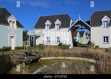 Eaux Vives, Belle Dune, Promenade du Marquenterre, Fort Mahon Plage, Côte Picarde, Somme, Hauts de France, La Manche, Frankreich, Europa Stockfoto
