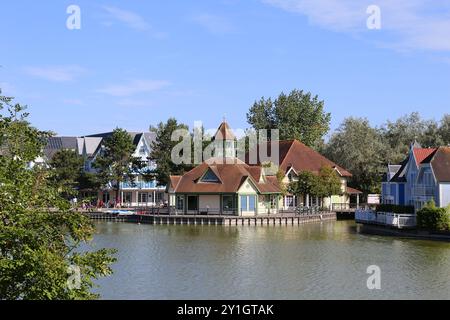 Rezeption, Place Centrale, Belle Dune, Promenade du Marquenterre, Fort Mahon Plage, Côte Picarde, Somme, Hauts de France, La Manche, Frankreich, Europa Stockfoto