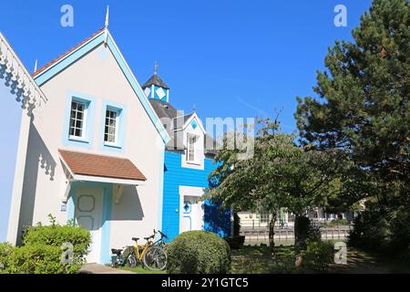 Le Grand Lac, Belle Dune, Promenade du Marquenterre, Fort Mahon Plage, Côte Picarde, Somme, Hauts de France, La Manche, Frankreich, Europa Stockfoto