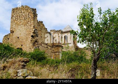 Altes Campomaggiore, Geisterdorf, Potenza, Basilicata, Italien Stockfoto