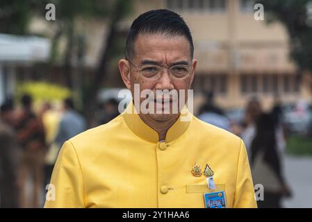 Bangkok, Thailand. September 2024. MaRIS Sangiampongsa, ein Außenminister, nimmt an der Sondersitzung des Kabinetts im Regierungshaus in Bangkok Teil. Quelle: SOPA Images Limited/Alamy Live News Stockfoto