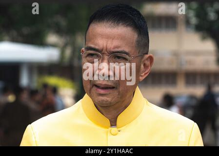 Bangkok, Thailand. September 2024. MaRIS Sangiampongsa, ein Außenminister, nimmt an der Sondersitzung des Kabinetts im Regierungshaus in Bangkok Teil. Quelle: SOPA Images Limited/Alamy Live News Stockfoto