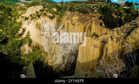 Aliano, die lukanischen Schluchten, Matera, Basilicata, Italien Stockfoto