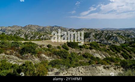 Aliano, die lukanischen Schluchten, Matera, Basilicata, Italien Stockfoto