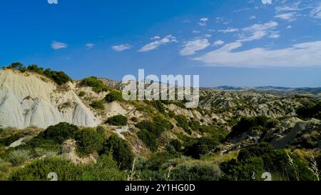 Aliano, die lukanischen Schluchten, Matera, Basilicata, Italien Stockfoto