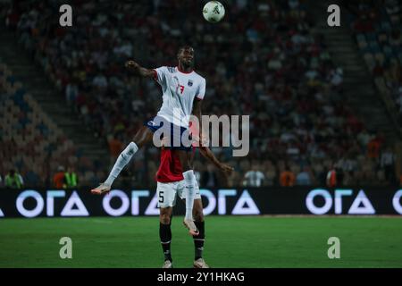 Ägypten. Kairo - 6. September 2024 - Rami Rabia von Ägypten und Willy Semedo während des Afrika-Cup-Qualifikationsspiels zwischen Ägypten und Kap Ver Stockfoto