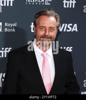 Leland Douglas besucht die Premiere von Nussknacker während des Toronto International Film Festivals 2024 in der Roy Thomson Hall am 5. September 2024 in Toronto, Ontario. Foto: PICJER/imageSPACE/MediaPunch Stockfoto