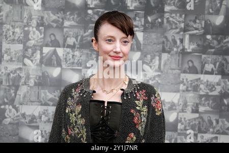 Andrea Riseborough nimmt an der britischen Premiere von „Lee“ am Odeon Luxe Leicester Square in London Teil. Stockfoto