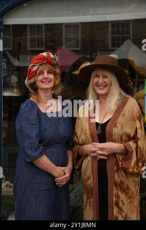 Bridport Hat Festival 2024 Stockfoto