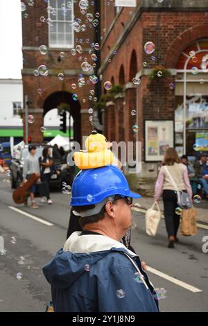 Bridport Hat Festival 2024 Stockfoto