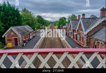 Appleby Station an der Settle to Carlisle Railway Line, Appleby-in-Westmorland, Cumbria Stockfoto