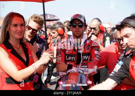 Foto Alessandro La Rocca/LaPresse07-09-2024, Sport-Motociclismo-Motomondiale 2024 Gran Premio Gran Premio Red Bull di San Marino e della Riviera di Rimini - Misano World Circuit Marco Simoncelli - Speed Race nella Foto: Photo Alessandro La Rocca/ Credit: LaPresse/Alamy Live News Stockfoto