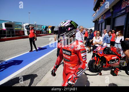 Foto Alessandro La Rocca/LaPresse07-09-2024, Sport-Motociclismo-Motomondiale 2024 Gran Premio Gran Premio Red Bull di San Marino e della Riviera di Rimini - Misano World Circuit Marco Simoncelli - Speed Race nella Foto: Photo Alessandro La Rocca/ Credit: LaPresse/Alamy Live News Stockfoto