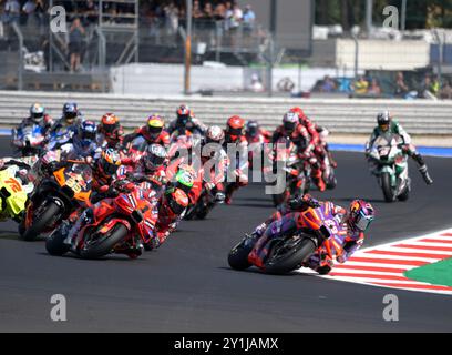 Foto Alessandro La Rocca/LaPresse07-09-2024, Sport-Motociclismo-Motomondiale 2024 Gran Premio Gran Premio Red Bull di San Marino e della Riviera di Rimini - Misano World Circuit Marco Simoncelli - Speed Race nella Foto: Photo Alessandro La Rocca/ Credit: LaPresse/Alamy Live News Stockfoto