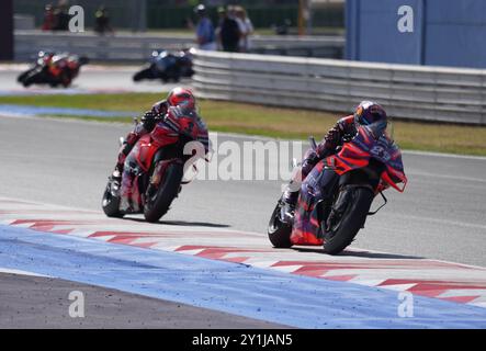 Foto Alessandro La Rocca/LaPresse07-09-2024, Sport-Motociclismo-Motomondiale 2024 Gran Premio Gran Premio Red Bull di San Marino e della Riviera di Rimini - Misano World Circuit Marco Simoncelli - Speed Race nella Foto: Photo Alessandro La Rocca/ Credit: LaPresse/Alamy Live News Stockfoto