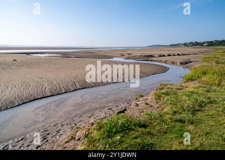 Grange-over-Sands am Rande der Morecambe Bay im Süden von Cumbria, England. Stockfoto