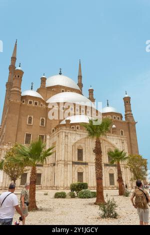 Die Muhammad-Ali-Moschee oder die Alabaster-Moschee, die Zitadelle von Kairo oder die Zitadelle von Saladin, Kairo, Ägypten. Stockfoto