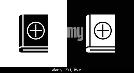 Medizinisches Buch Icon einfache flache Vektor Symbol Umriss Sammlung Set Logo Stock Vektor