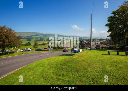 Die historische Marktstadt Hawes in Wensleydale... Stockfoto