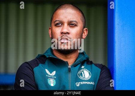 London, Großbritannien. September 2024. London - während eines Freundschaftsspiels in der Saison 2024/2025. Das Spiel findet am 7. September 2024 in London statt, wo Chelsea F.C. Women gegen Feyenoord V1 in Kingsmeadow ausgetragen wird. Credit: Box to Box Pictures/Alamy Live News Stockfoto