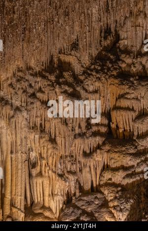 Blick auf cuevas del drach auf Mallorca Stockfoto