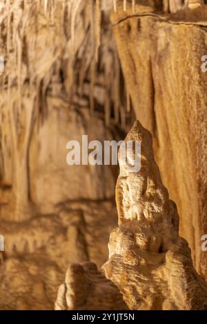 Blick auf cuevas del drach auf Mallorca Stockfoto