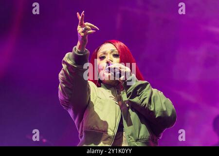 Sugababes treten beim 2024 BBC Radio 2 in the Park, Preston auf. Quelle: Craig Hawkhead/Alamy Live News Stockfoto