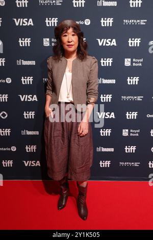 Toronto, Kanada. September 2024. Sandra Oh besucht die Premiere von Double Happiness während des Toronto International Film Festivals 2024 im TIFF Lightbox in Toronto, Ontario, am 7. September 2024. (Foto: Arrush Chopra/NurPhoto) Credit: NurPhoto SRL/Alamy Live News Stockfoto