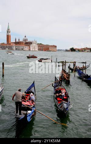 Venedig/Itlay/29. Mai 2024/.tägliches und geschäftliches Leben auf der italienischen Insel Venedig Stockfoto