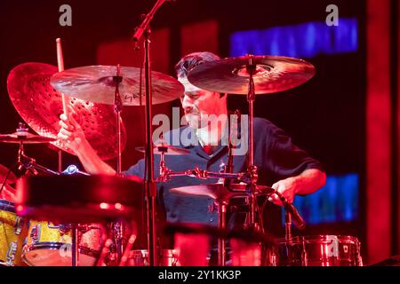 Preston, England, 7. September 2024. Sting als Headliner auf der Hauptbühne bei BBC Radio 2 im Park in Preston. Quelle: Izzy Clayton/Alamy Live News Stockfoto