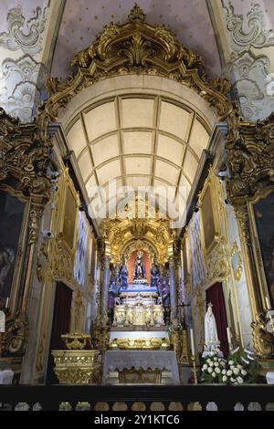 Kapelle unserer Lieben Frau von Qual, Inneres, Viana do Castelo, Minho, Portugal, Europa Stockfoto