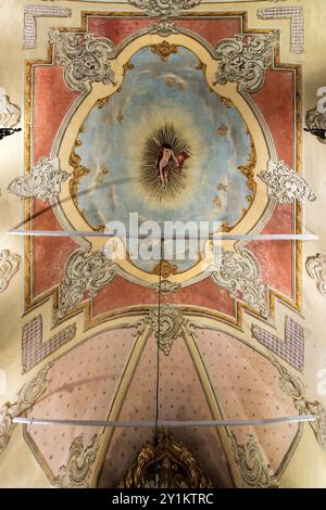 Kapelle unserer Lieben Frau von Qualen, Decke, Viana do Castelo, Minho, Portugal, Europa Stockfoto