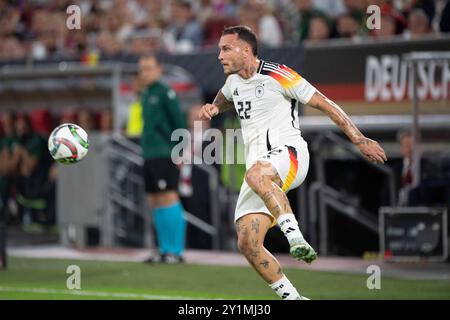 David RAUM GER Aktion, Einzelaktion, Fussball Nations League Deutschland GER - Ungarn HUN 5-0 am 07.09.2024 in Düsseldorf, *** David RAUM GER Aktion, Single Action, Fussball Nations League Deutschland GER Ungarn HUN 5 0 am 07 09 2024 in Düsseldorf, Stockfoto