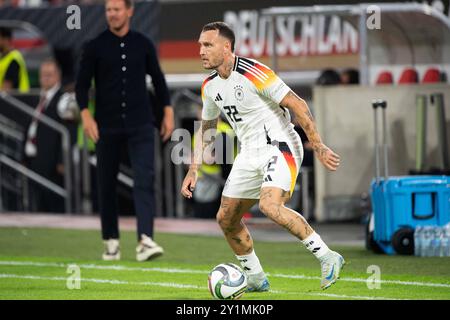 David RAUM GER Aktion, Einzelaktion, Fussball Nations League Deutschland GER - Ungarn HUN 5-0 am 07.09.2024 in Düsseldorf, *** David RAUM GER Aktion, Single Action, Fussball Nations League Deutschland GER Ungarn HUN 5 0 am 07 09 2024 in Düsseldorf, Stockfoto