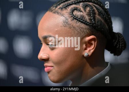 Toronto, Kanada. September 2024. Nykiya Adams nimmt an der Premiere von 'Bird' bei der TIFF Lightbox während des Toronto International Film Festivals am Samstag, den 7. September 2024, Teil. Foto: Chris Chew/UPI Credit: UPI/Alamy Live News Stockfoto