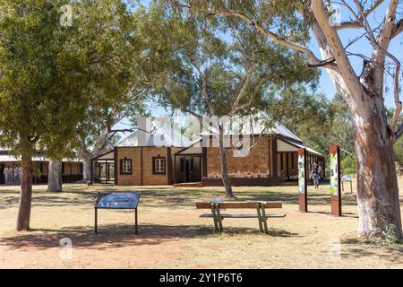 Alice Springs Telegraph Station, Alice Springs Telegraph Station Historical Reserve, Stuart, Northern Territory, Australien Stockfoto