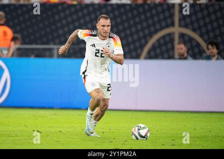 David RAUM GER Aktion, Einzelaktion, Fussball Nations League Deutschland GER - Ungarn HUN 5-0 am 07.09.2024 in Düsseldorf, *** David RAUM GER Aktion, Single Action, Fussball Nations League Deutschland GER Ungarn HUN 5 0 am 07 09 2024 in Düsseldorf, Stockfoto