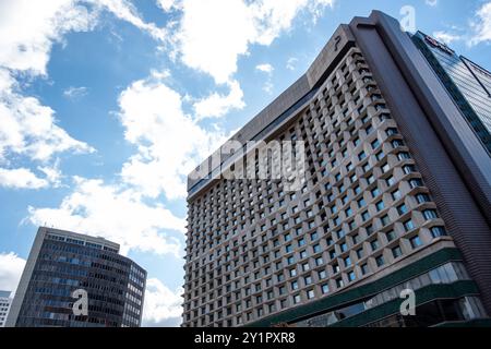 Seoul, Südkorea - 10. Oktober 2022: The Plaza Hotel Seoul, Autograph Collection. Es ist ein erstklassiges 5-Sterne-Hotel im Zentrum von Seoul in der Nähe von Seoul Stockfoto