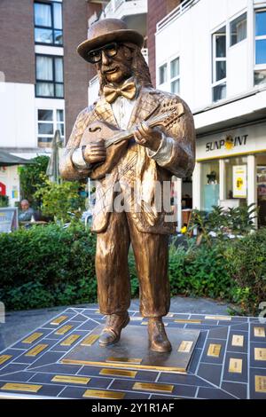 Hans-Sueper-Gedenkstätte vor seinem Haus in der Berrenrather-Straße im Kölner Stadtteil Suelz. Hans Sueper war Musiker und Komiker Stockfoto