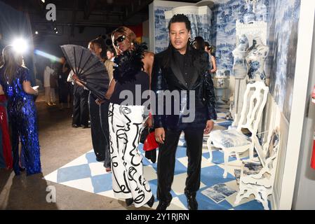 New York, USA. September 2024. Atmosphere at alice olivia by Stacey Bendet Spring 2025 Präsentation während der New York Fashion Week in New York, NY am 7. September 2024. (Foto: Efren Landaos/SIPA USA) Credit: SIPA USA/Alamy Live News Stockfoto