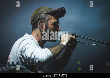 Kopenhagen, Dänemark. September 2024. Die irische Folk-Band Lankum gibt ein Live-Konzert im VEGA in Kopenhagen. Quelle: Gonzales Photo/Alamy Live News Stockfoto