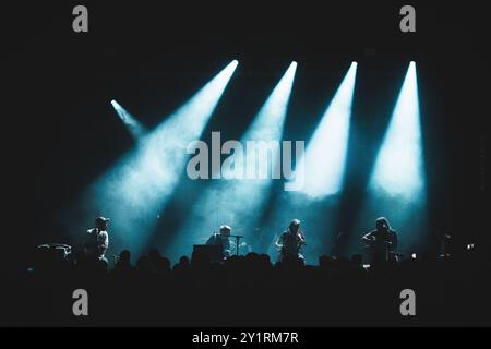 Kopenhagen, Dänemark. September 2024. Die irische Folk-Band Lankum gibt ein Live-Konzert im VEGA in Kopenhagen. Quelle: Gonzales Photo/Alamy Live News Stockfoto