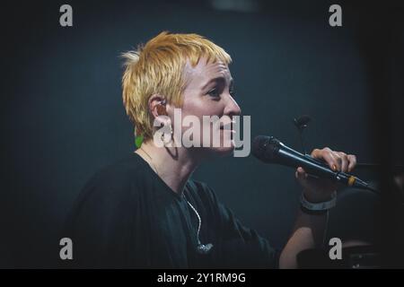 Kopenhagen, Dänemark. September 2024. Die irische Folk-Band Lankum gibt ein Live-Konzert im VEGA in Kopenhagen. Quelle: Gonzales Photo/Alamy Live News Stockfoto