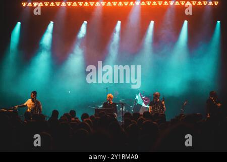 Kopenhagen, Dänemark. September 2024. Die irische Folk-Band Lankum gibt ein Live-Konzert im VEGA in Kopenhagen. Quelle: Gonzales Photo/Alamy Live News Stockfoto