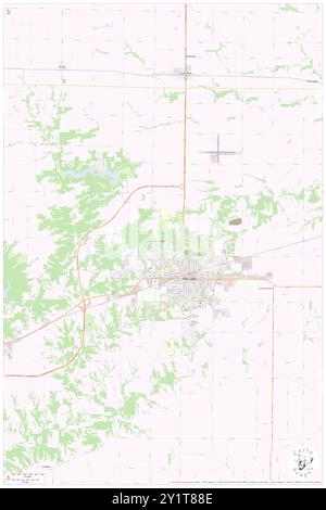 Macomb, McDonough County, USA, USA, Illinois, n 40 27' 33''', S 90 40' 18'', Karte, Karte, Kartenausgabe 2024. Erkunden Sie Cartascapes, eine Karte, die die vielfältigen Landschaften, Kulturen und Ökosysteme der Erde enthüllt. Reisen Sie durch Zeit und Raum und entdecken Sie die Verflechtungen der Vergangenheit, Gegenwart und Zukunft unseres Planeten. Stockfoto